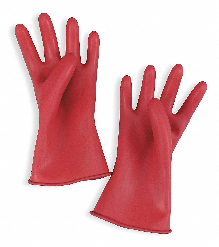 5EU27 - D1023 Electrical Gloves Class 00 Red Sz 7 PR
