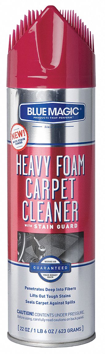 Blue Magic Heavy Foam Carpet Cleaner & Stain Guard - 22 oz.