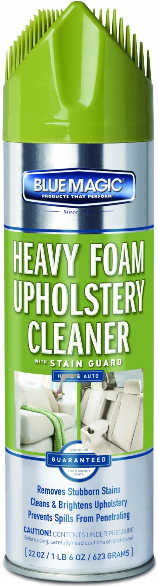 BLUE MAGIC, Water, Aerosol, Foam Upholstery Cleaner with Stain