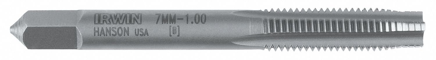 Straight Flute Tap: M5x0.8 Thread Size, 22.00 mm Thread Lg, 60.00 mm Overall Lg, Plug, 2B