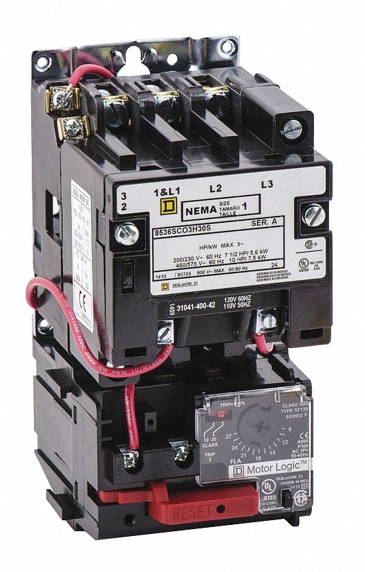 SQUARE D Starters with Electronic Overload Grainger