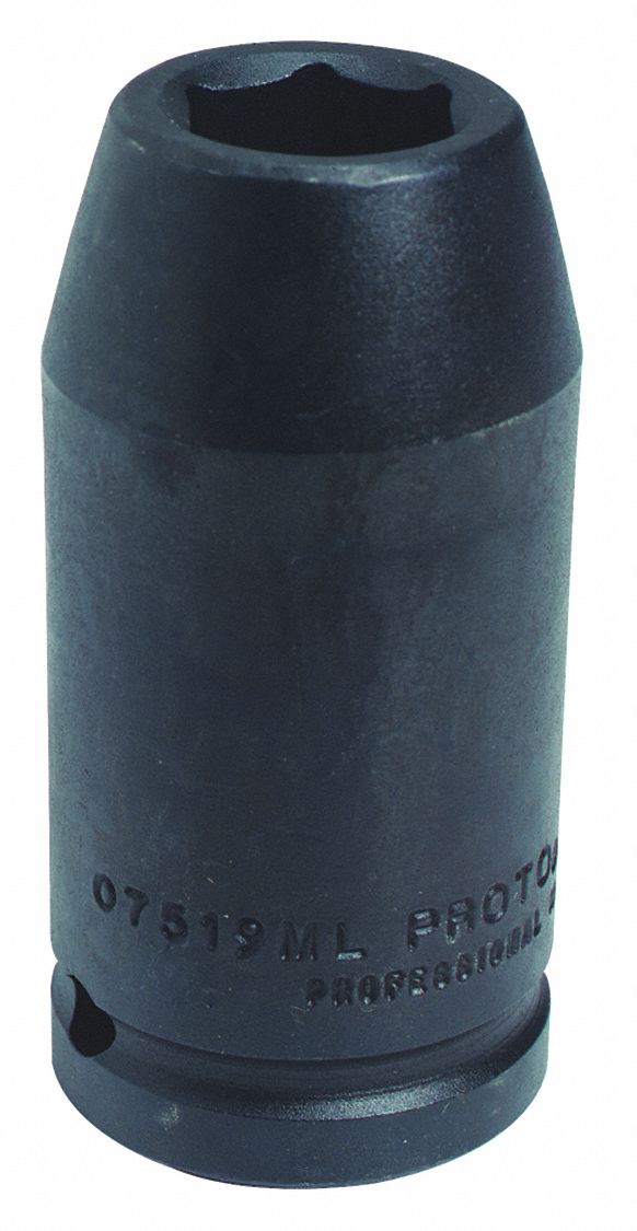 PROTO Impact Socket, Socket Size 33 mm, Socket Shape 6Point, Drive