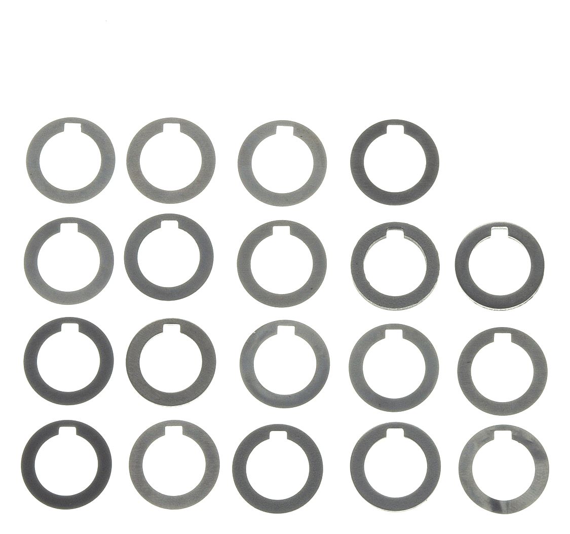 Arbor Spacer Assortment: Inch, 2 in Inside Dia, 2.75 in Outside Dia, 1/2 in Keyway Wd, Steel, Plain