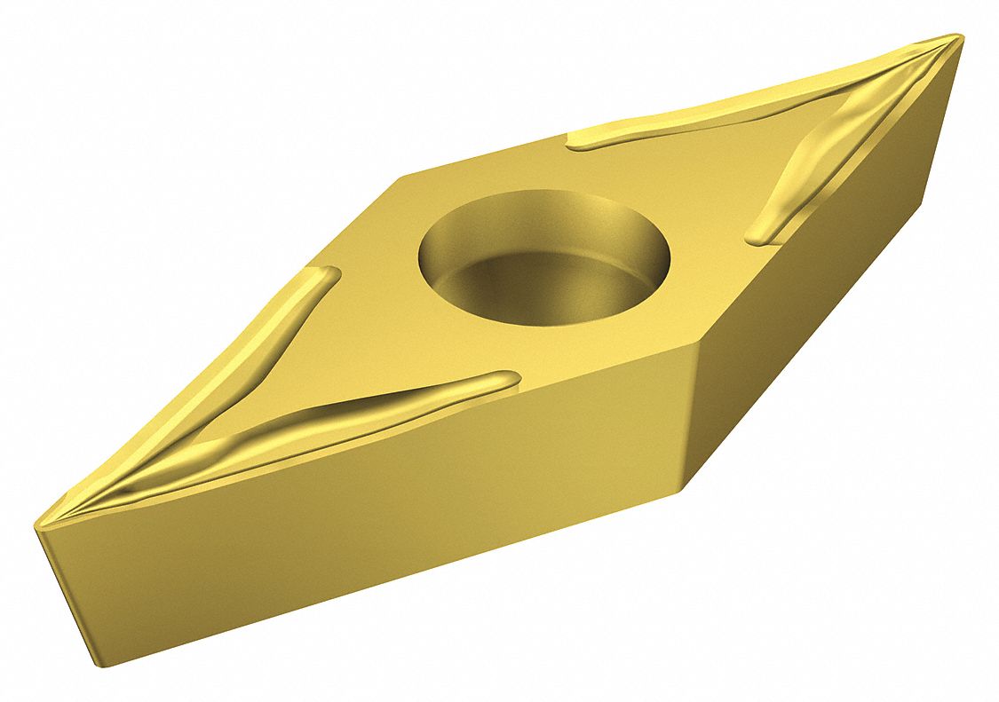 SANDVIK COROMANT, VBGT Insert, Neutral, Turning Insert 5FMY1VBGT 332