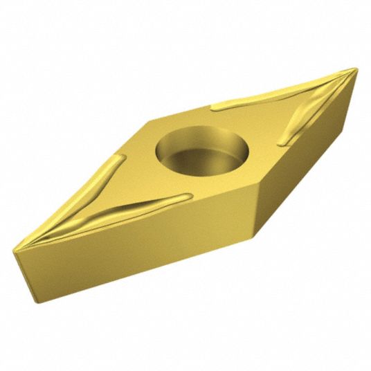 SANDVIK COROMANT, VBGT Insert, Neutral, Turning Insert 5FMY1VBGT 332