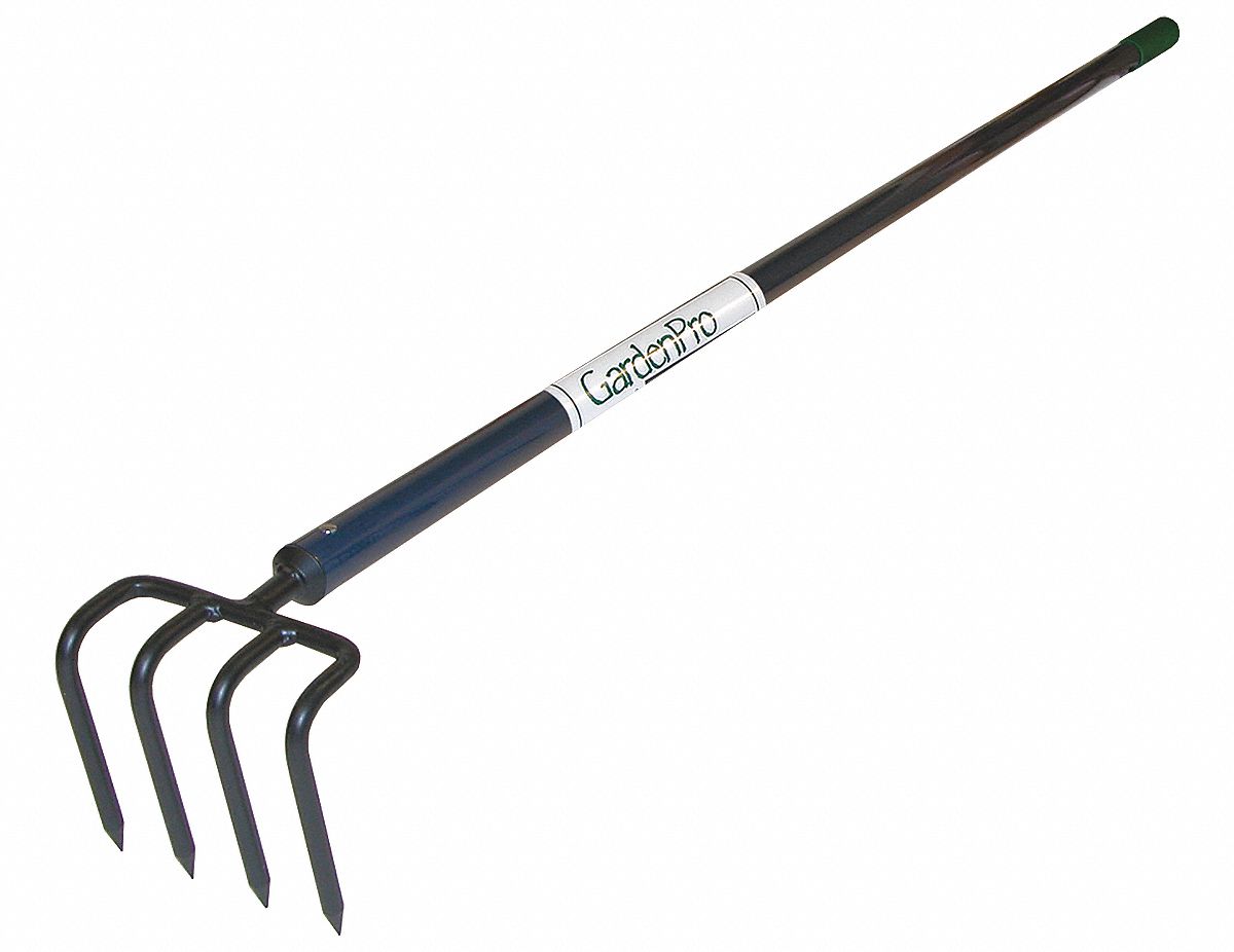 SEYMOUR MIDWEST Cultivator Fork, Aluminum Handle Material, 60