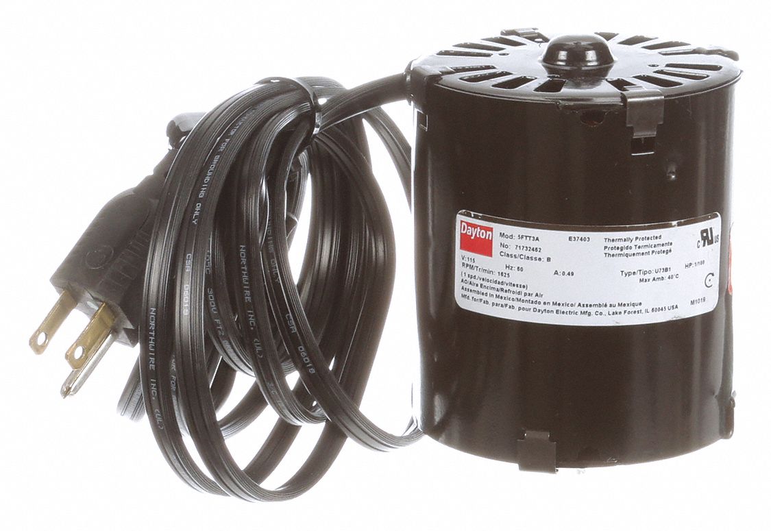 Vibrator Motor 1/100 hp 1625 RPM 115V AC