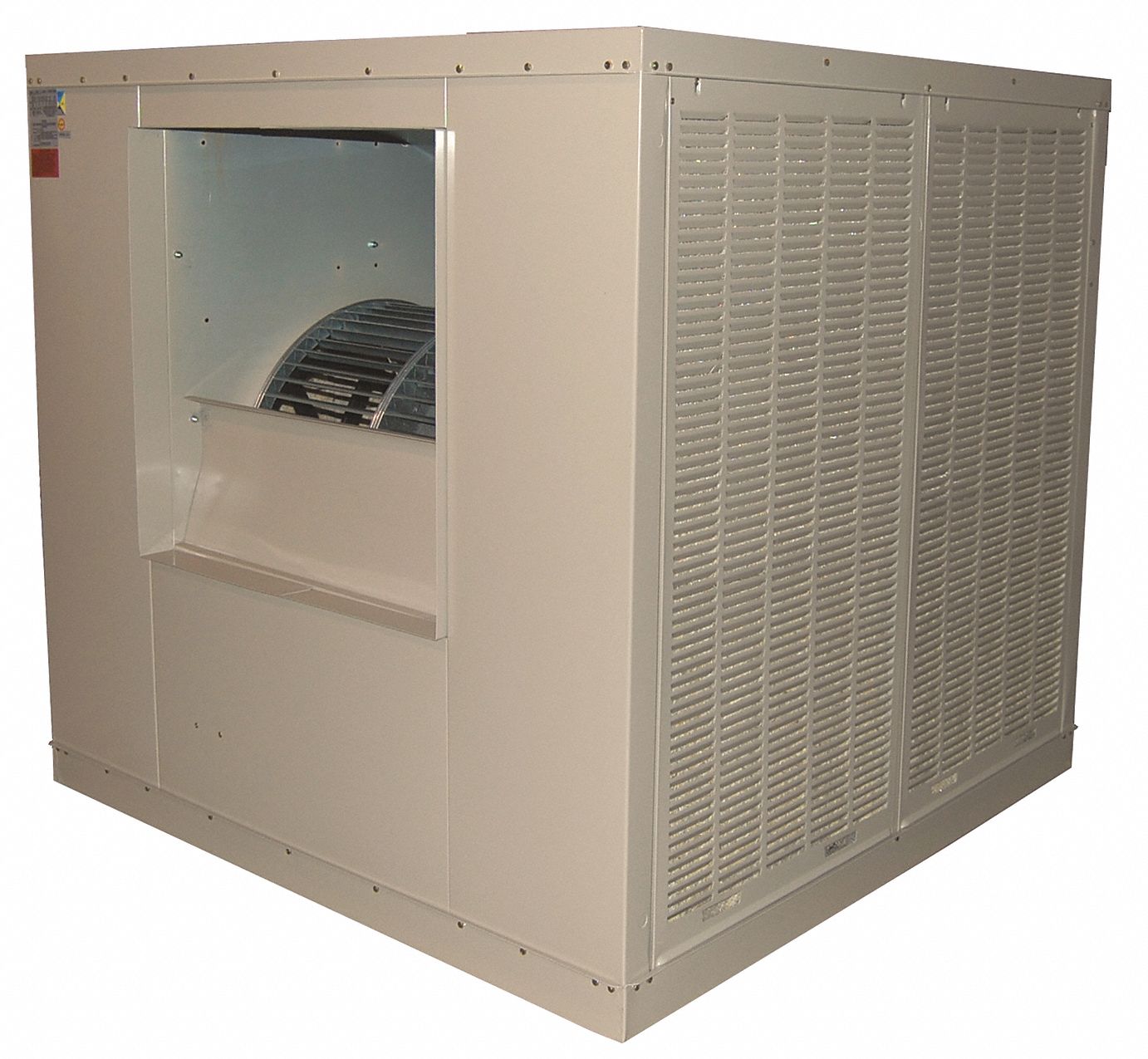 Ducted store evaporative cooler