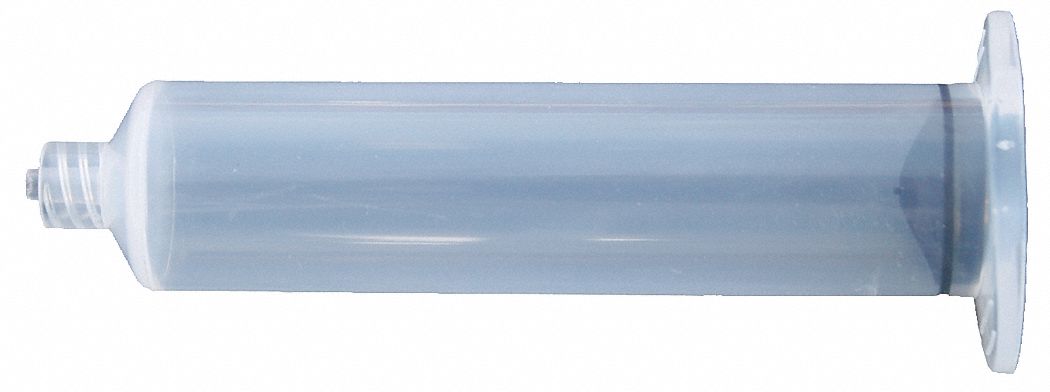 AIR-OPERATED SYRINGE, AIR-POWERED, 6 ML, TAPER TIP CONNECTION, TRANSLUCENT, 10 PK