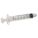 DISPENSING SYRINGE, MANUAL, 3 ML, LUER-LOCK CONNECTION, TRANSLUCENT, 10 PK