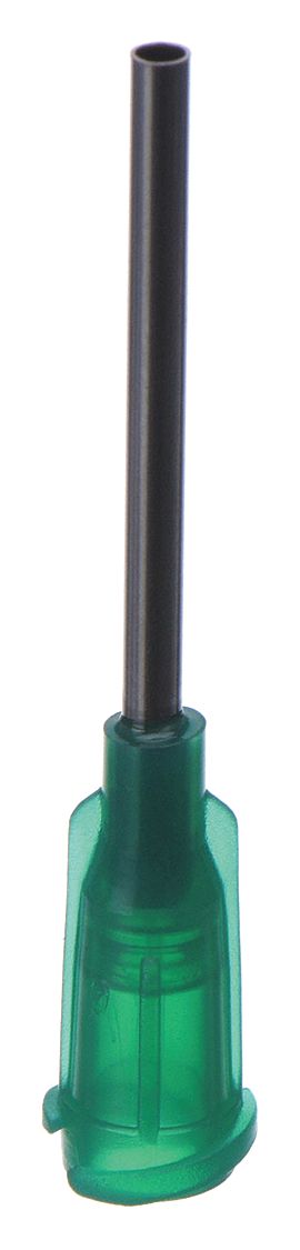 NEEDLE, DISPOSABLE, LUER-LOCK CONNECTION, BLUNT TIP, 21 GA, 1½ IN L, GREEN, 50 PK