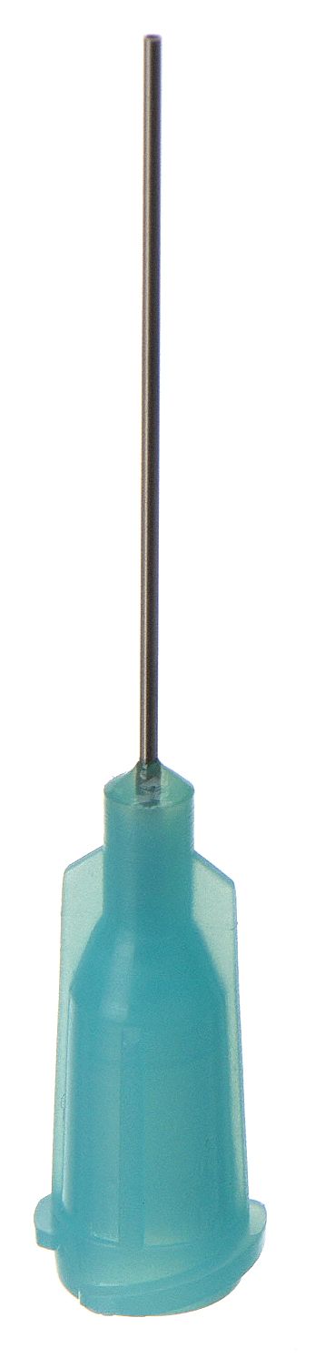 NEEDLE, DISPOSABLE, LUER-LOCK CONNECTION, BLUNT TIP, 23 GA, 1½ IN L, BLUE, 50 PK