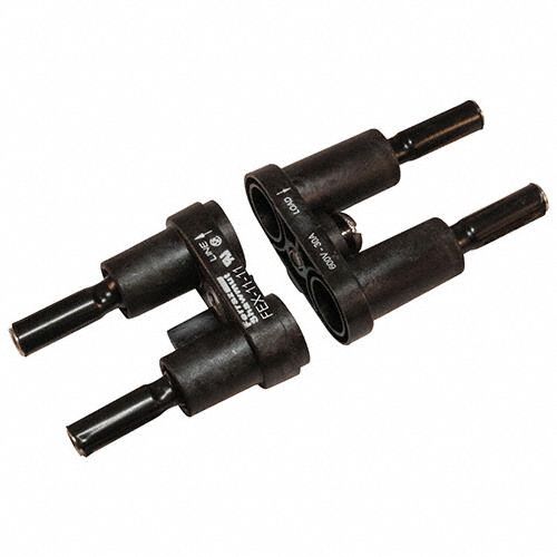 In-Line Fuse Holder: Non-Rejection Block Style, 2 Pole, 600 V AC Rating, 600 V DC Rating