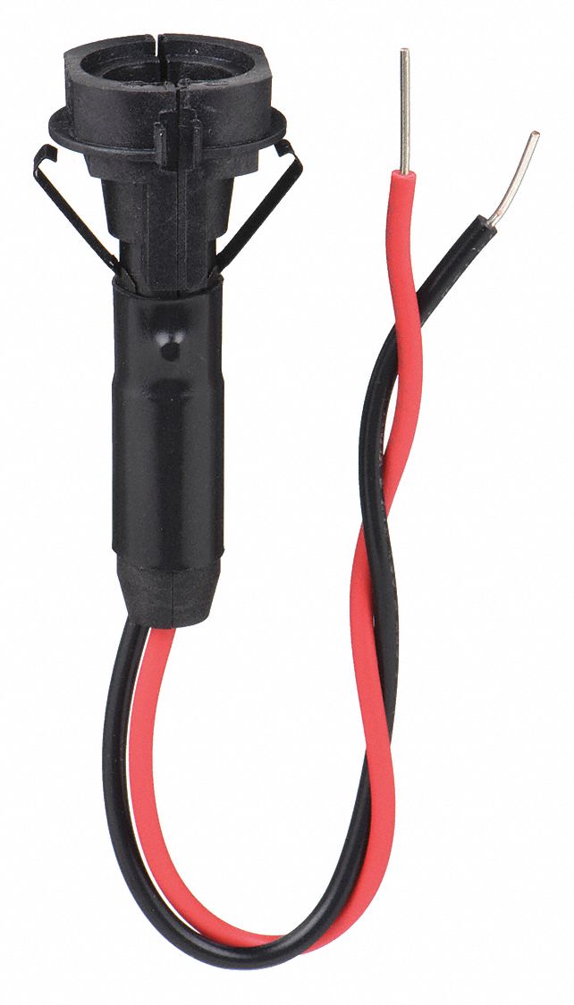 In-Line Fuse Holder: 15 A, 300 V AC, 1 Poles, Wire Leads, 18 AWG