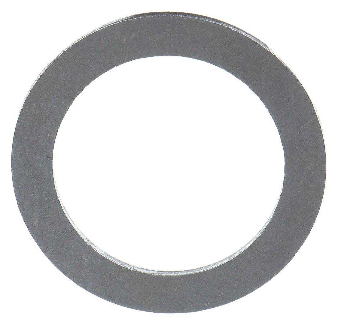 ARBOR SHIM, 0.875 IN ID, 1.375 IN OD, 0.001 IN THICK, STEEL, 10 PK