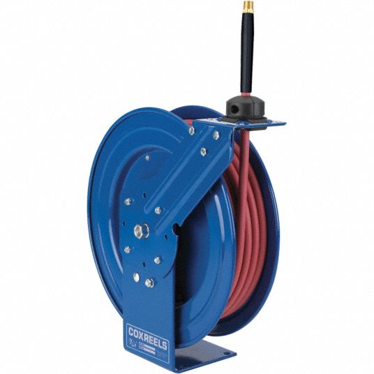 Spring Return Hose Reel, 1/2 in Hose Dia., 40 ft Length, 300 psi