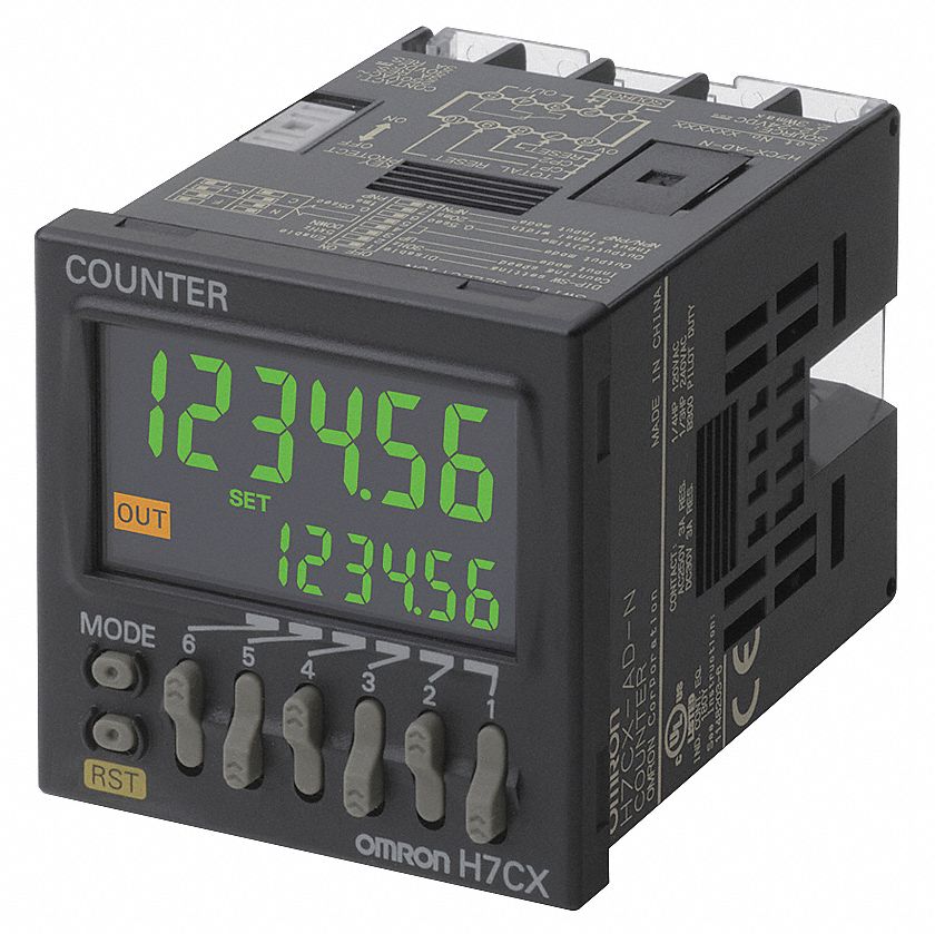 6 Digits, 100 to 240V AC, Digital Counter - 5FYG0|H7CX-A-N AC100