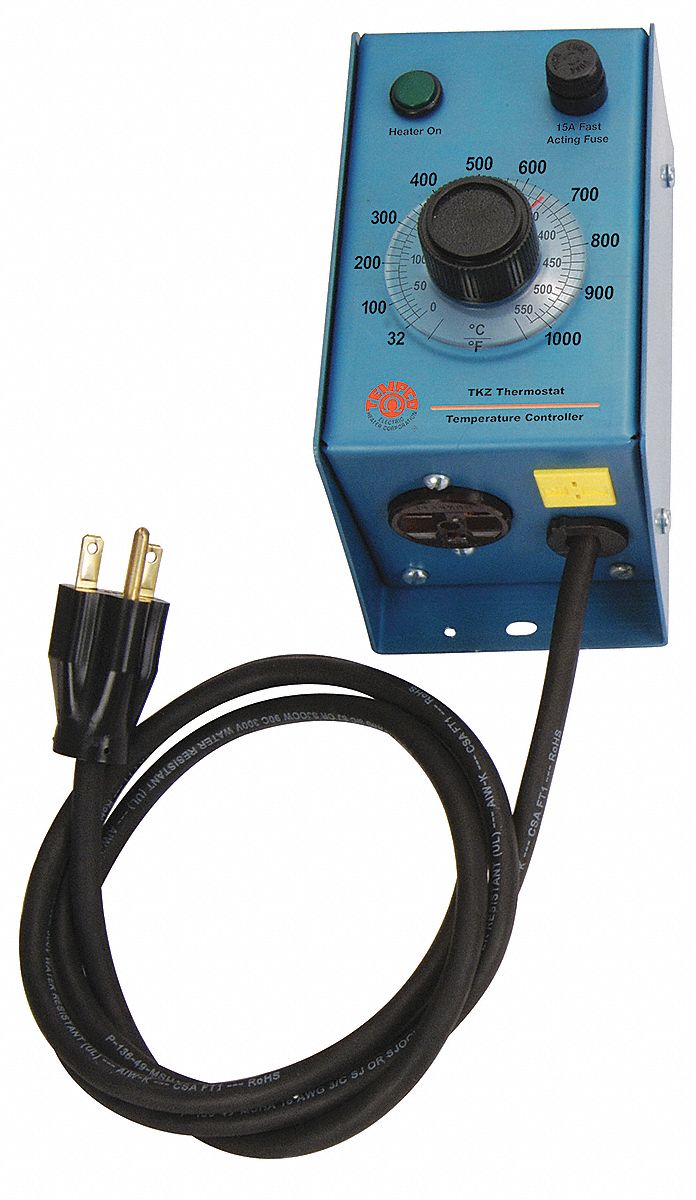 TEMPCO Temperature Controller, Analog, J, 120V AC Input Voltage 5FYL8PCT20001 Grainger