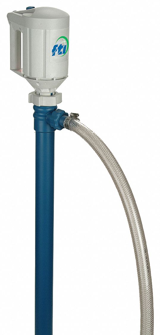 DRUM PUMP,4/5 HP, 1 IN OUTLET, 52 I