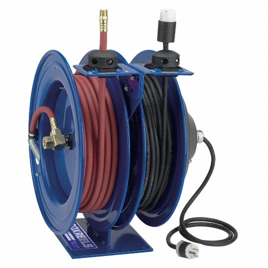 CoxReels - Hose Reel with Hose: 1/2″ ID Hose x 50', Spring