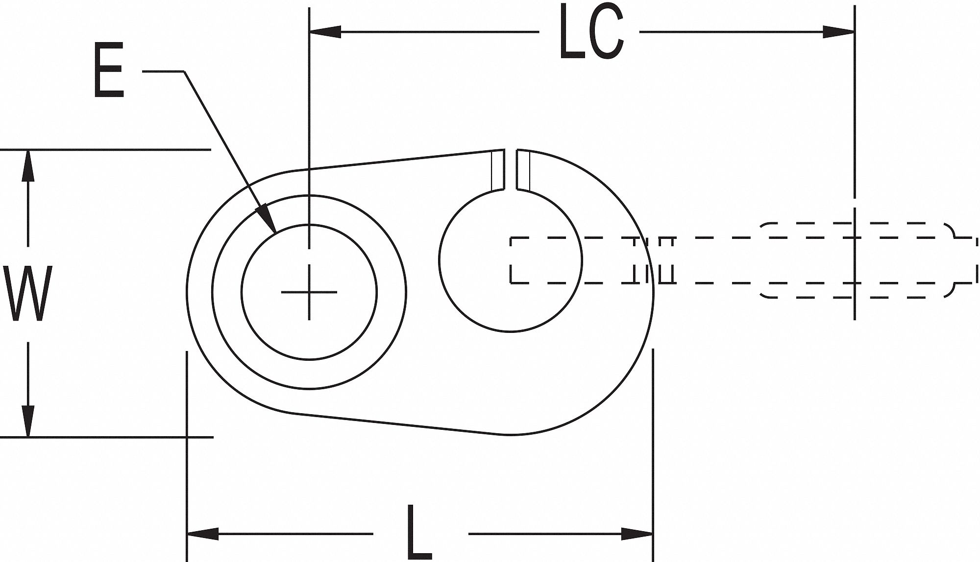 Rope Connector, Stainless