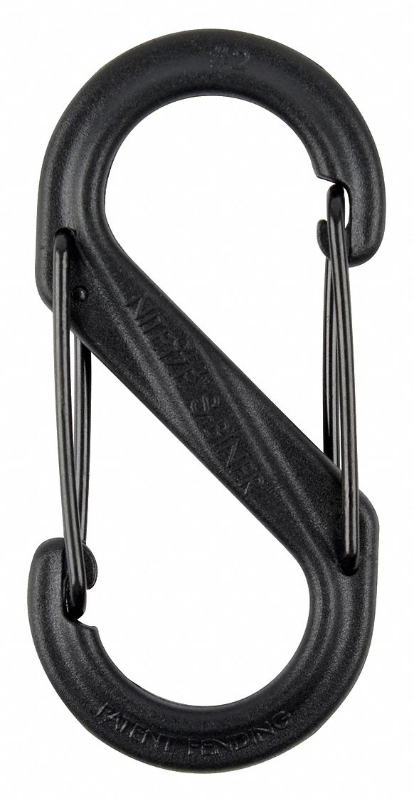 NITE IZE, Carabiner Clip 5GAK7SBP20301BG Grainger