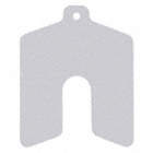 SLOTTED SHIM,TAB,A,0.0005 IN,PK20