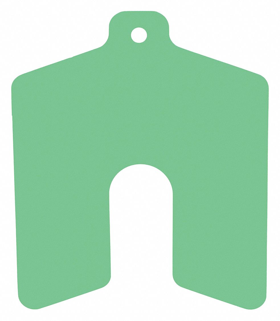 Slotted Shim, Untabbed, 0.003" Thk, PK20: Untabbed, A Trade Size, 2 in Shim Lg, 2 in Shim Wd, 20