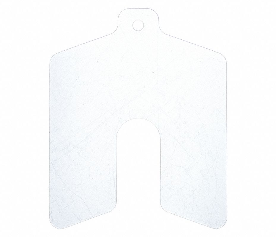 PRECISION BRAND Calza Ranurada, PVC, Espesor de la Calza 0.0075 ...