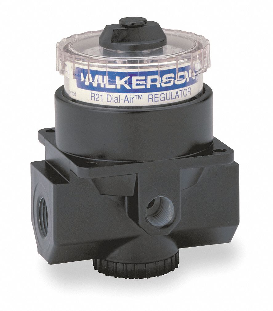 WILKERSON R03-01-000 AIR REGULATOR WITH 160PSI GAGE 