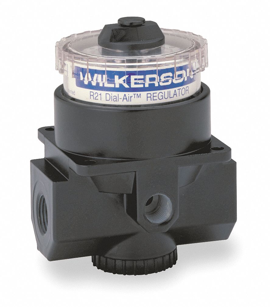 WILKERSON Zinc 1 2 in NPT Compressed Air Regulator 5GC16 R21