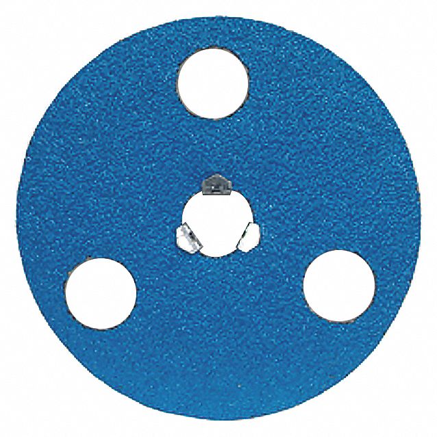 Fiber Disc: 5" x GL Quick-Change, Zirconia Alumina, 80 Grit, BlueFire AVOS F826P
