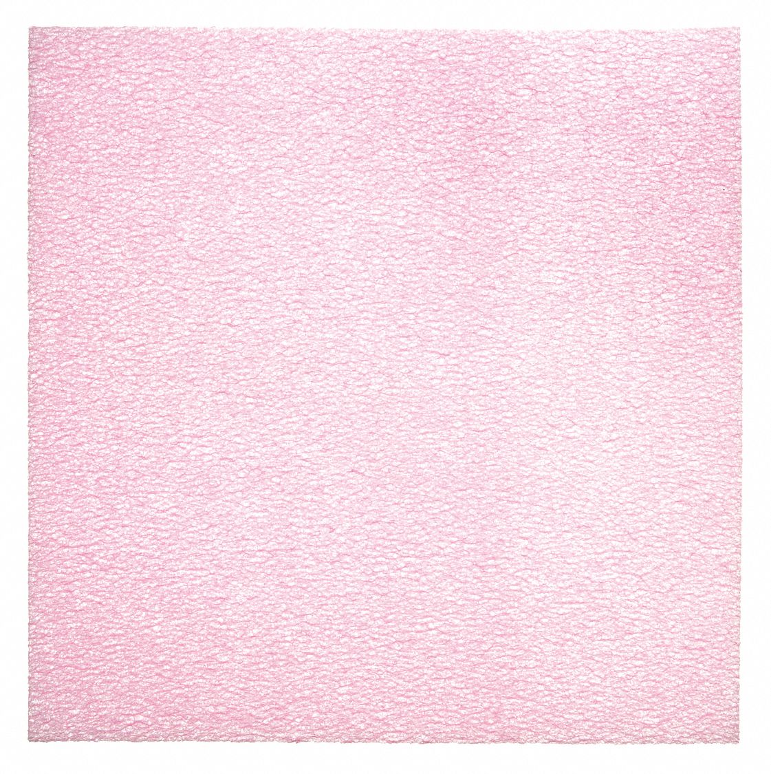 ANTI-STATIC POLYETHYLENE SHEET, STANDARD, 12 IN X 12 IN, PINK, CLOSED CELL, PLAIN, 0 ° F TO 150 ° F, 2 PK