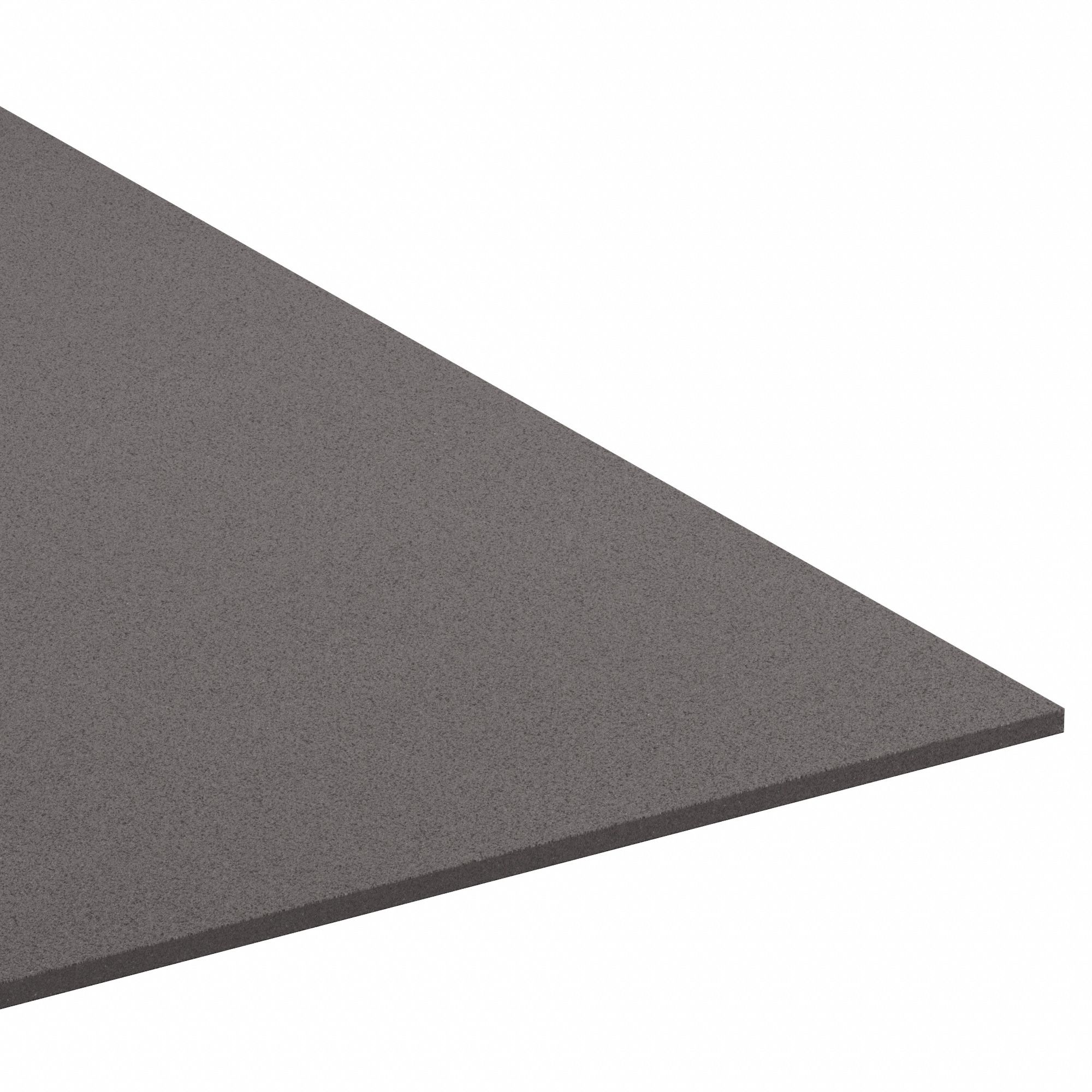 POLYETHYLENE SHEET, MILITARY SPECIFICATION, 24 IN X 4½ FT, ¾ IN THICK, GREY, CLOSED CELL, PLAIN