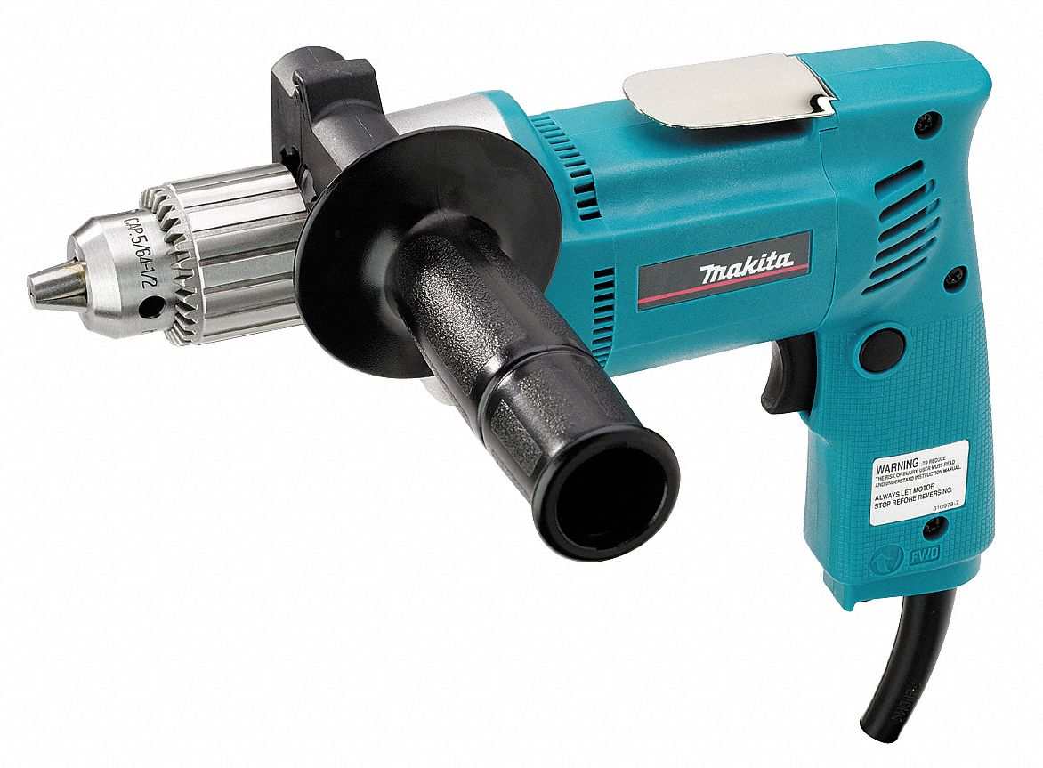 MAKITA Taladro Eléctrico , 120 V , 4.4 Amp , 0 a 2500 RPM , Mandril de 3/8  - Taladros con Cable - 28A630