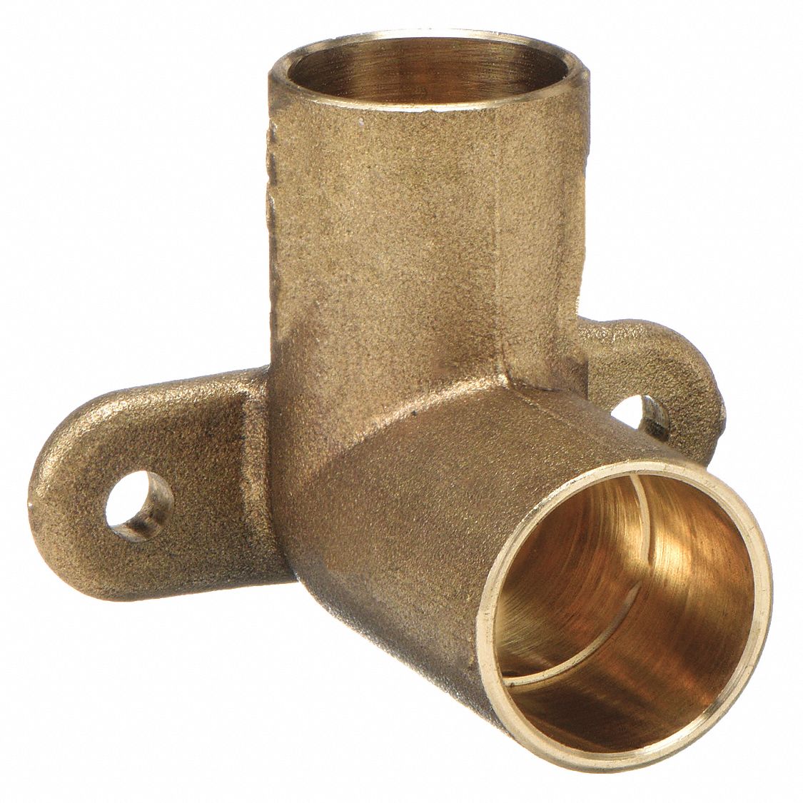 Sweat Fitting Elbow: 3/4 in CTS x 3/4 in CTS, Cup x FTG, Drop Ear, Cast Copper