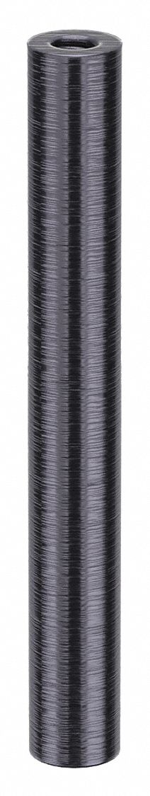 Standoff: #10-24 Thrd Sz, 3 in Lg, Round, Aluminum, Black Anodized, 3/8 in Dia
