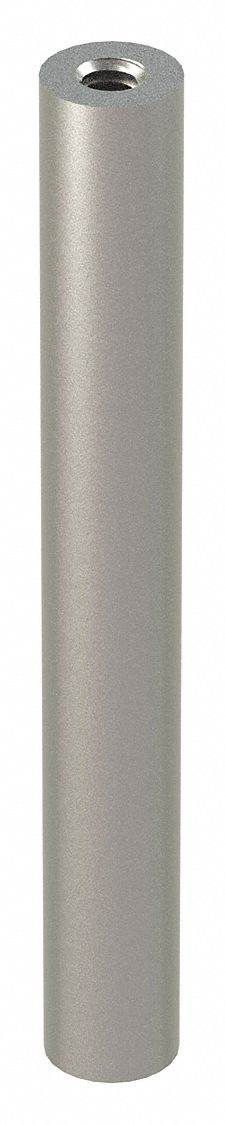 STANDOFF, ¼"-20 THREAD, 4 IN L, ROUND, STAINLESS STEEL, PLAIN FINISH, ½ IN DIA