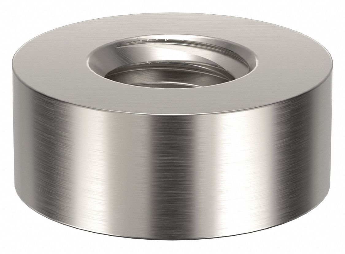Standoff: 5/16"-18 Thrd Sz, 1/4 in Lg, Round, Aluminum, Plain, 5/8 in Dia