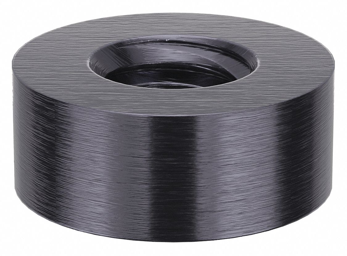 Standoff: 5/16"-18 Thrd Sz, 1/4 in Lg, Round, Aluminum, Black Anodized, 5/8 in Dia