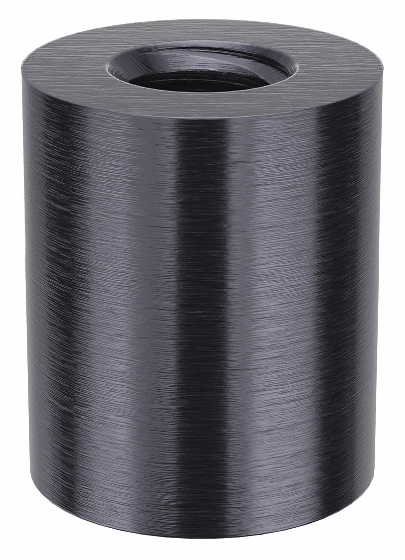 Standoff: 5/16"-18 Thrd Sz, 3/4 in Lg, Round, Aluminum, Black Anodized, 5/8 in Dia