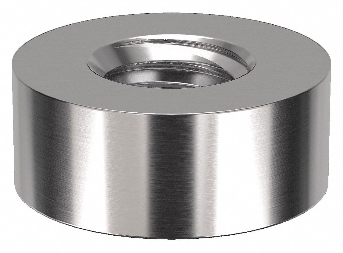 Standoff: 5/16"-18 Thrd Sz, 1/4 in Lg, Round, Stainless Steel, Plain, 5/8 in Dia