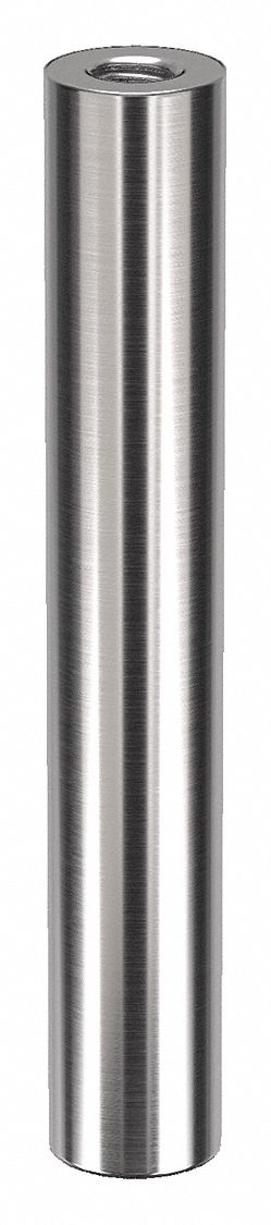 Standoff: 5/16"-18 Thrd Sz, 4 in Lg, Round, Stainless Steel, Plain, 5/8 in Dia