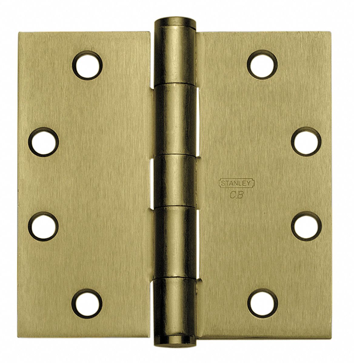 Stanley 4 X 1 3 4 Butt Hinge With Bright Brass Finish Full