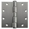 Heavyweight Full Mortise Template Hinge, Stainless Steel image