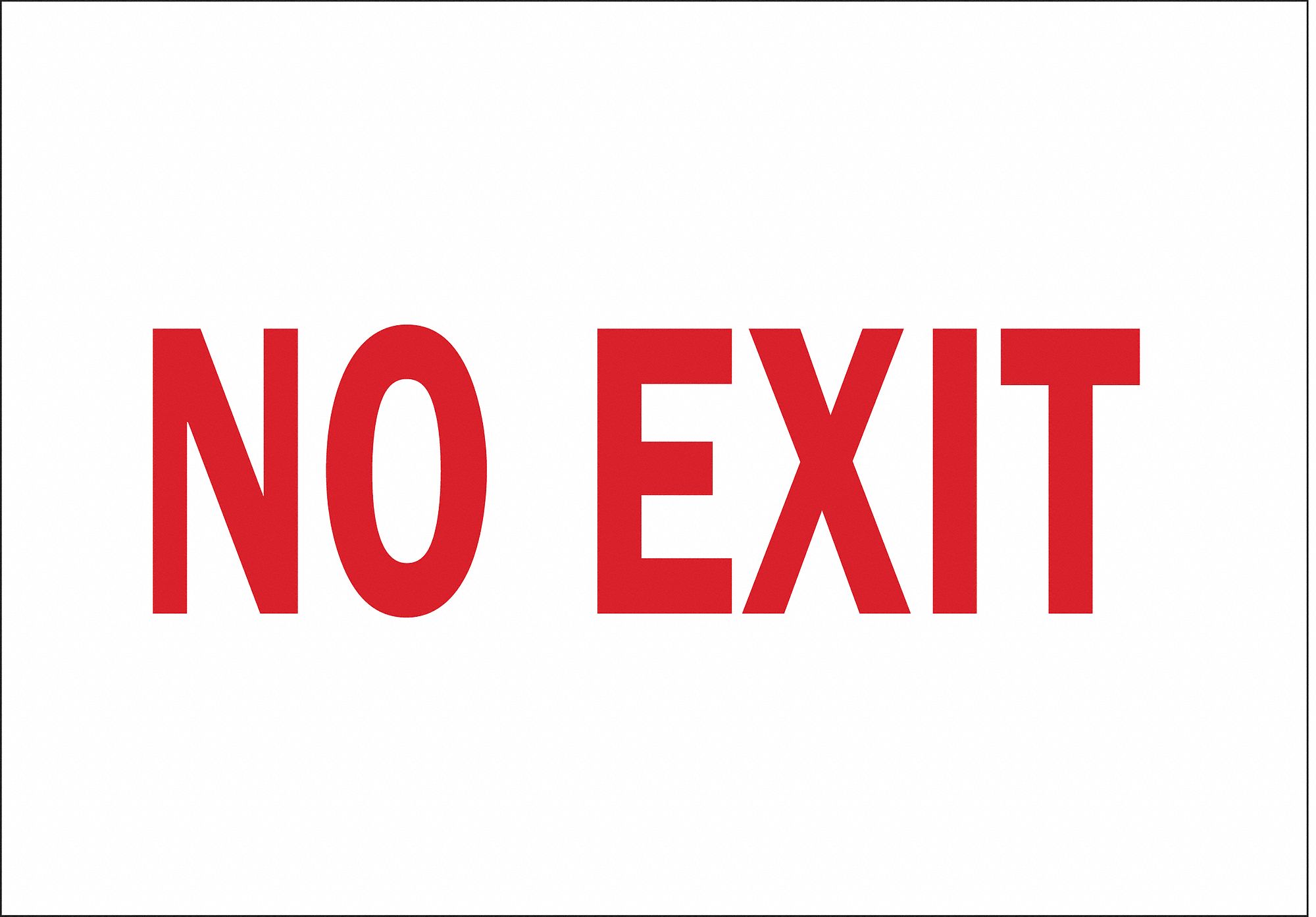 EXIT SIGN,NO EXIT,7