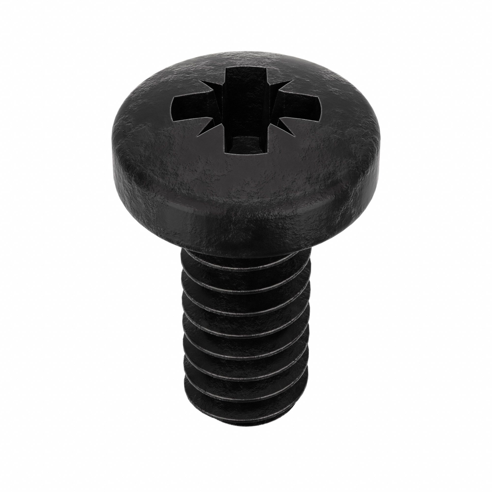 VIS MÉCANIQUE,NO4-40,11/64PO LO,INOX 18-8,OXYDE NOIR,CYLINDRIQUE,POUCE,50PQ