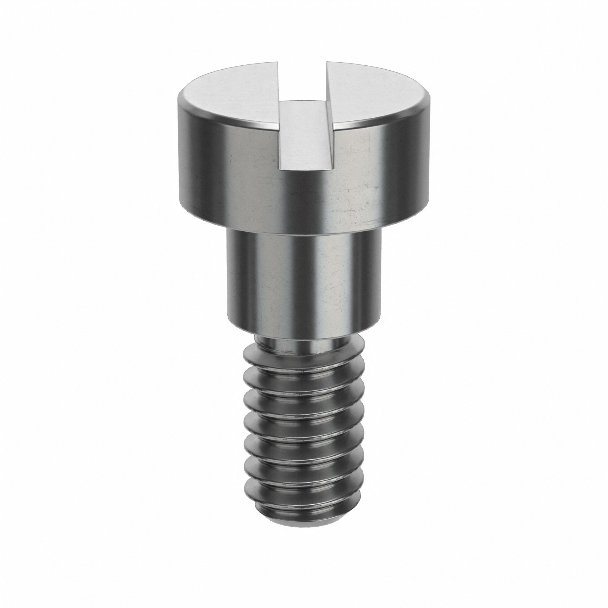 Shoulder Screw: Mil. Spec., 1/4-20 Thr Size, 7/16 in Thr Lg, 1/4 in Shoulder Lg, Std, Plain, 5 PK
