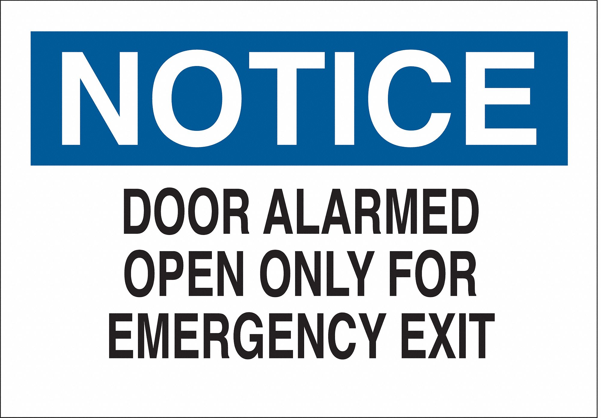 FIRE DOOR SIGN, PLASTIC, 10 IN WIDTH, 7 IN HEIGHT, WITH MOUNTING HOLES