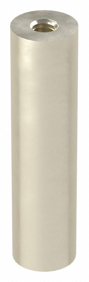 Standoff: 5/16"-18 Thrd Sz, 3 in Lg, Round, Aluminum, Plain, 3/4 in Dia